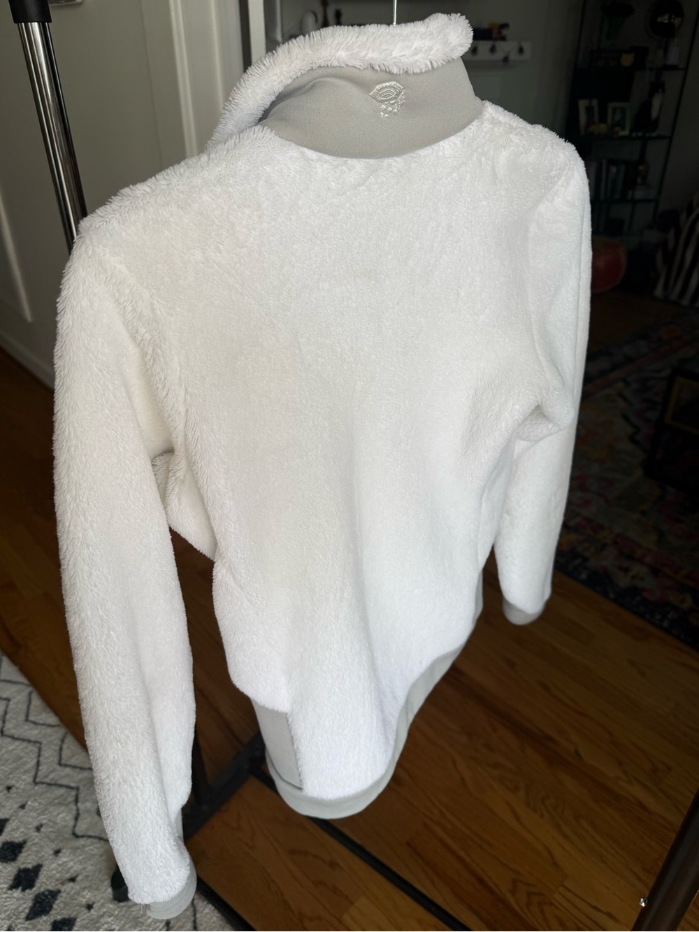 Mountain Hardwear Women's White Plush Fleece Pullover